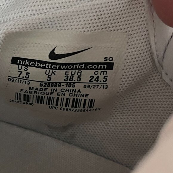 Wmns Nike Dunk Sky High White Croc Print - Size 7.5 - Pre-Owned - Picture 8 of 8